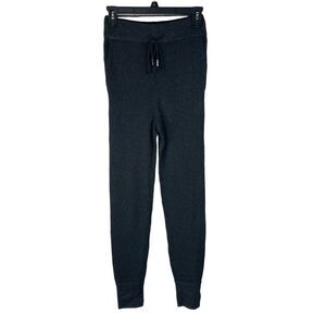 Black Tape X-Small Sweater Joggers Pants Pockets Elastic Waist Drawstring Black